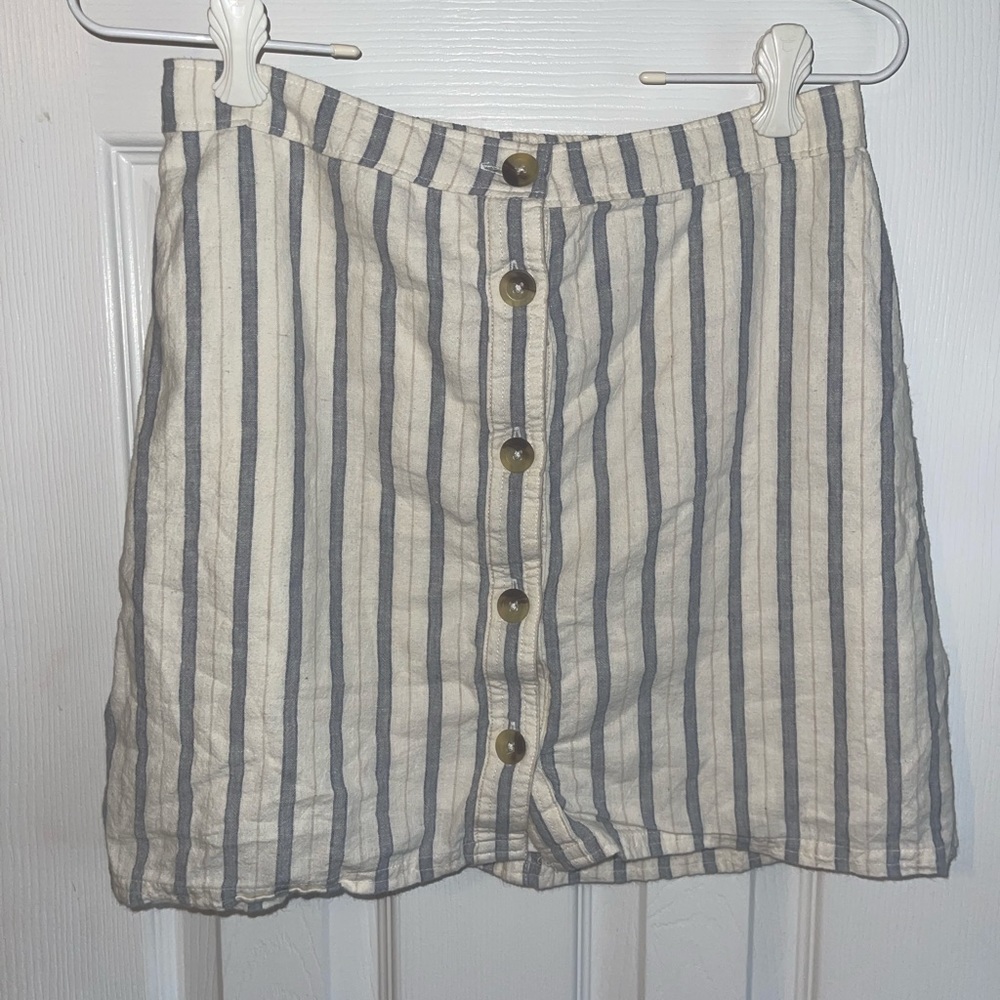 Abercrombie Linen Button up Skirt